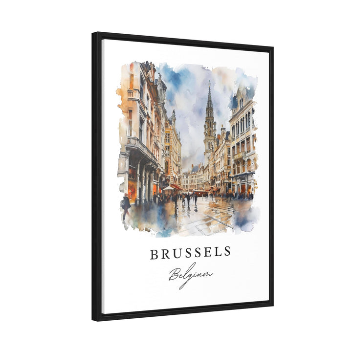 Brussels Wall Art - Belgium Print