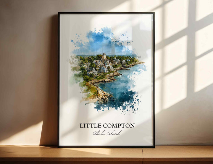 Little Compton, Rhode Island – Watercolor Art Print
