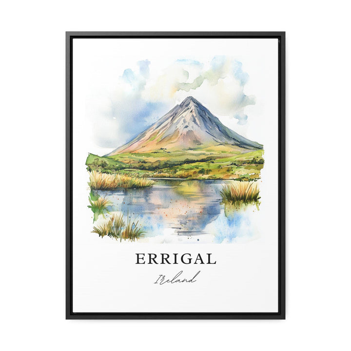 Errigal Ireland Wall Art, Errigal Print, Errigal Watercolor Art, Gweedore Donegal Gift, Travel Print, Travel Poster, Housewarming Gift