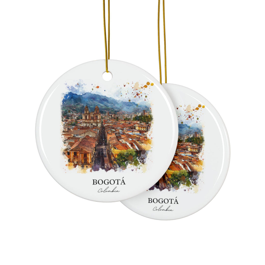 Bogota Colombia Ornament: Unique Bogota Souvenir, Bogota Xmas Decor, and Authentic Bogota Colombia Gift