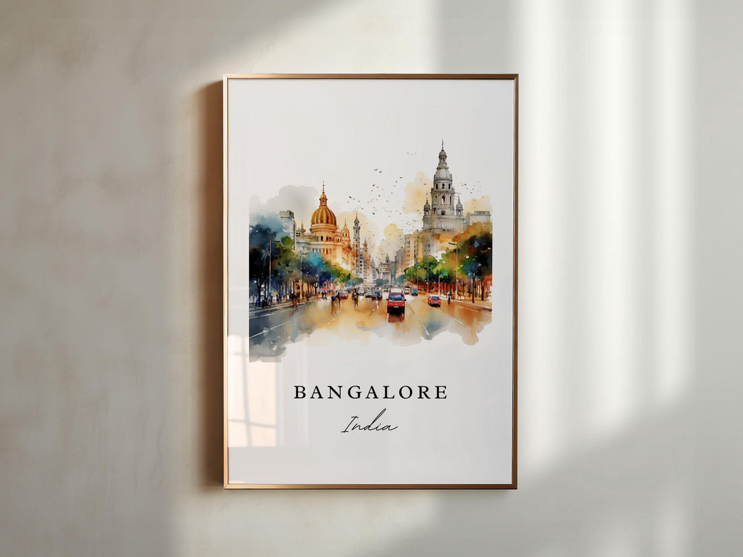 Bangalore Wall Art - Karnatak India Print