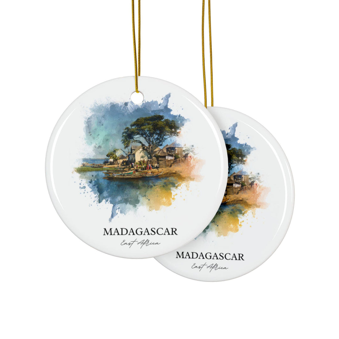 Madagascar Ornament: Unique Madagascar Souvenir, Madagascar Xmas Decor, and Authentic Madagascar Gift