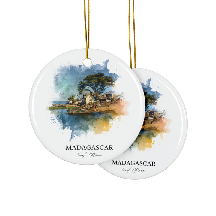 Madagascar Ornament: Unique Madagascar Souvenir, Madagascar Xmas Decor, and Authentic Madagascar Gift