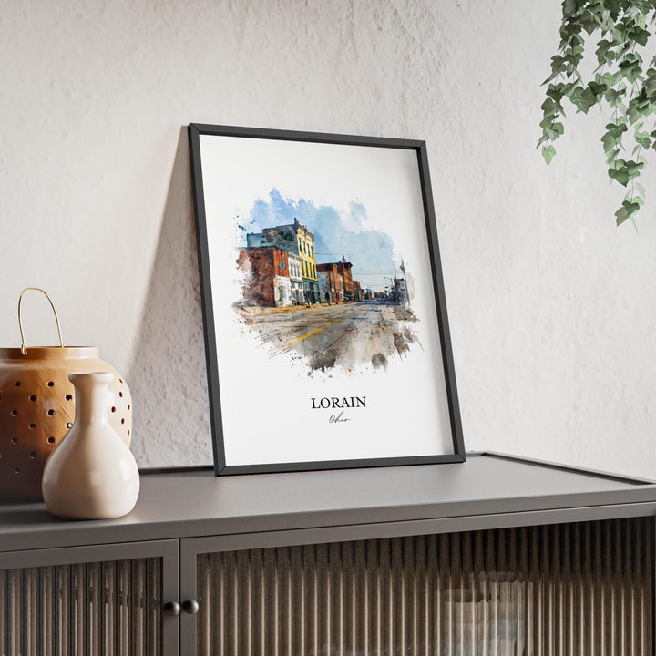 Lorain, Ohio – Watercolor Art Print