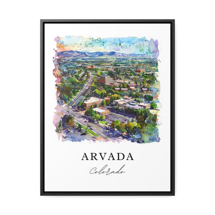 Arvada, Colorado – Watercolor Art Print