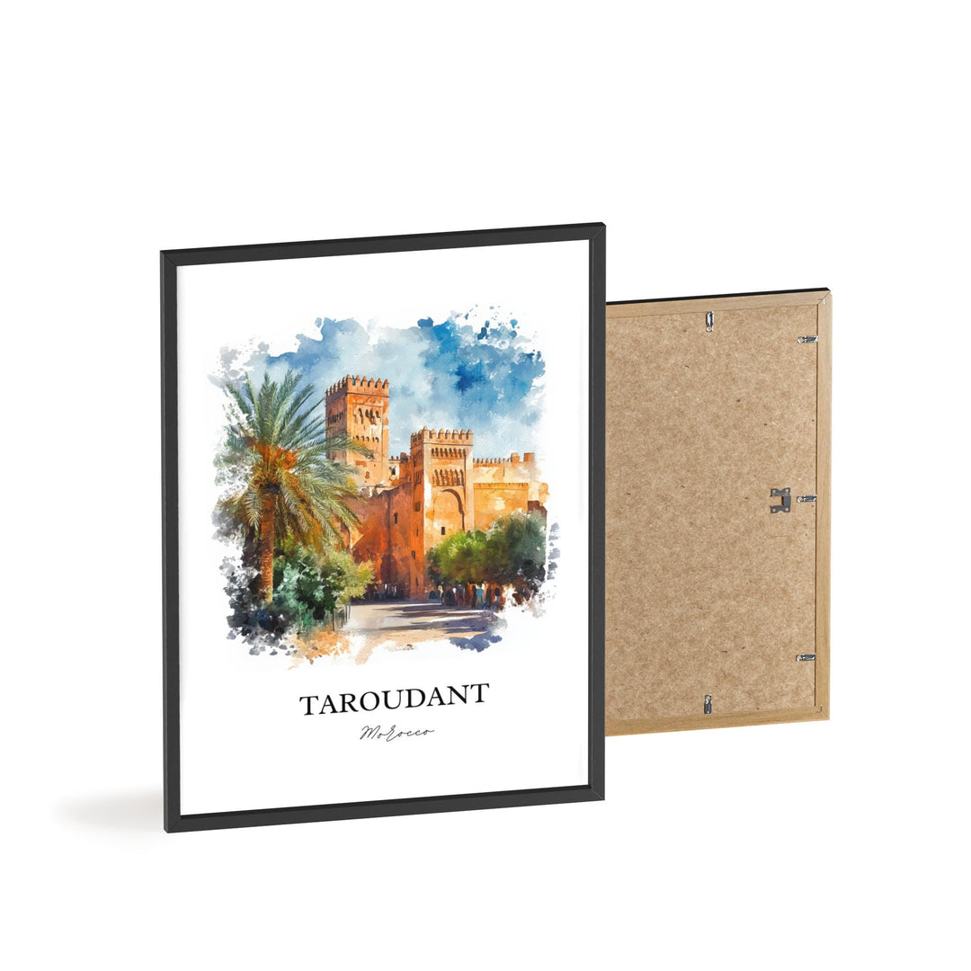 Taroudant, Morocco – Watercolor Art Print