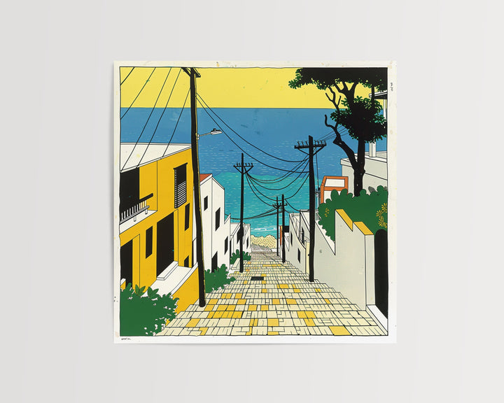 Modern Puerto Rico Art, Puerto Rico Print, Unique Puerto Rico Art, Puerto Rico Gift, Travel Poster, Housewarming Gift