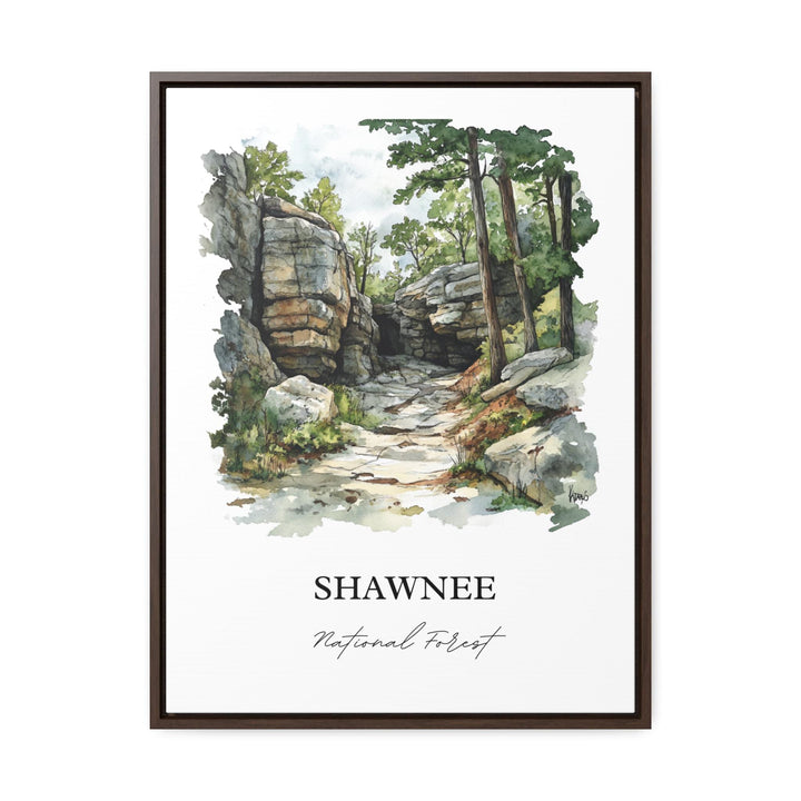 Shawnee National Forest, Illinois – Watercolor Art Print
