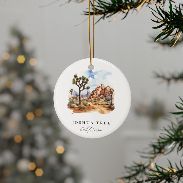 Joshua Tree CA Ornament: Unique Joshua Tree Souvenir, Joshua Tree Xmas Decor, and Authentic Joshua Tree Gift