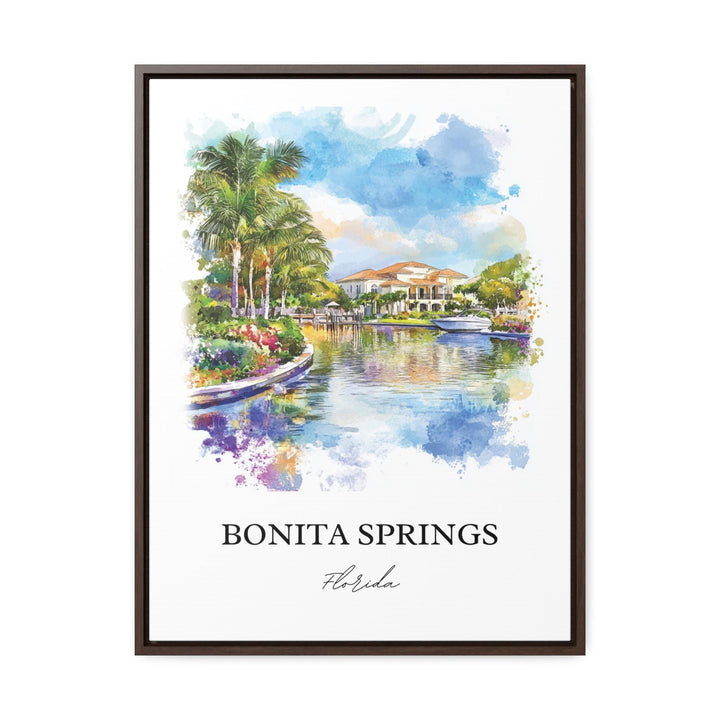 Bonita Springs, Florida, USA – Watercolor Art Print
