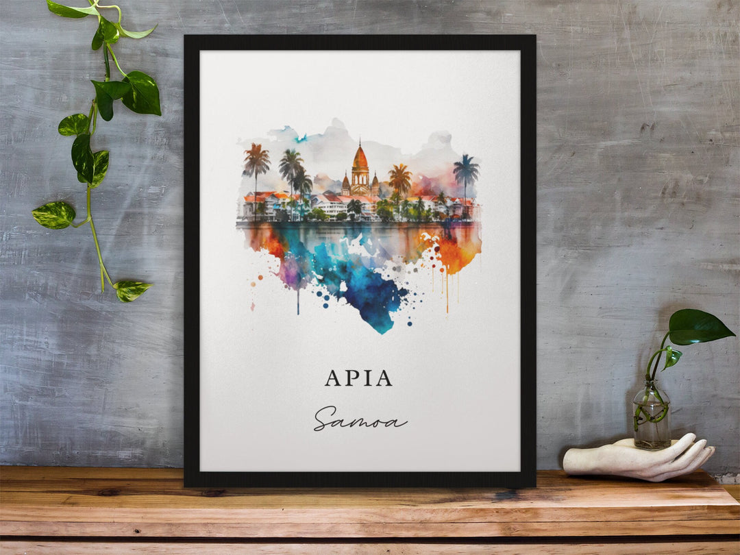 Apia Wall Art - Samoa Print