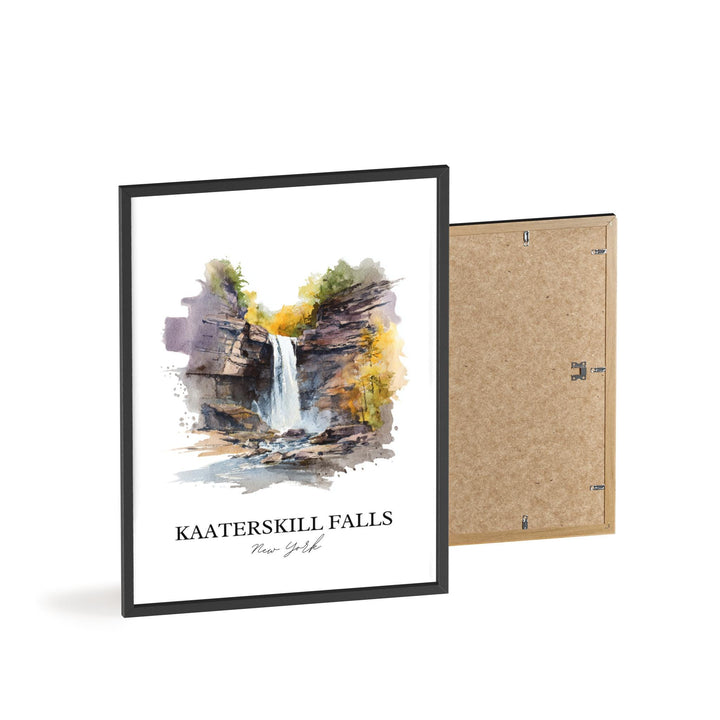 Kaaterskill Falls Wall Art, Catskills Print, New York Watercolor Art, Palenville NY Gift, Travel Print, Travel Poster, Housewarming Gift