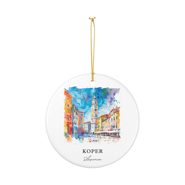 Koper Slovenia Ornament: Unique Koper Souvenir, Koper Slovenia Xmas Decor, and Authentic Slovenian Gift