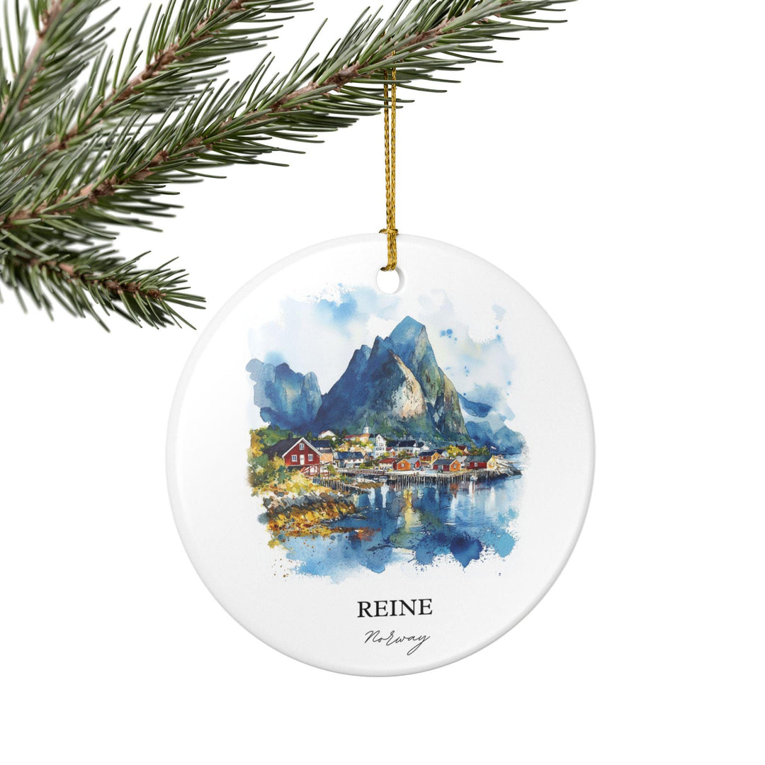Reine, Norway Ornament: Unique Reine Norway Souvenir, Norway Xmas Decor, and Authentic Reine Norway Gift
