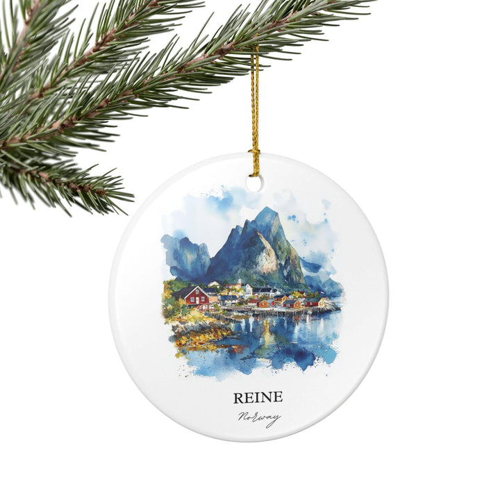 Reine, Norway Ornament: Unique Reine Norway Souvenir, Norway Xmas Decor, and Authentic Reine Norway Gift
