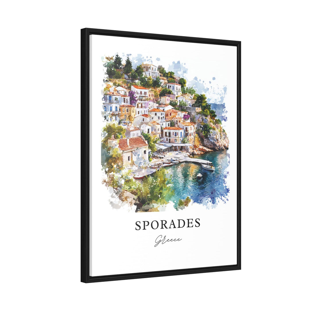 Sporades Islands, Greece – Watercolor Art Print