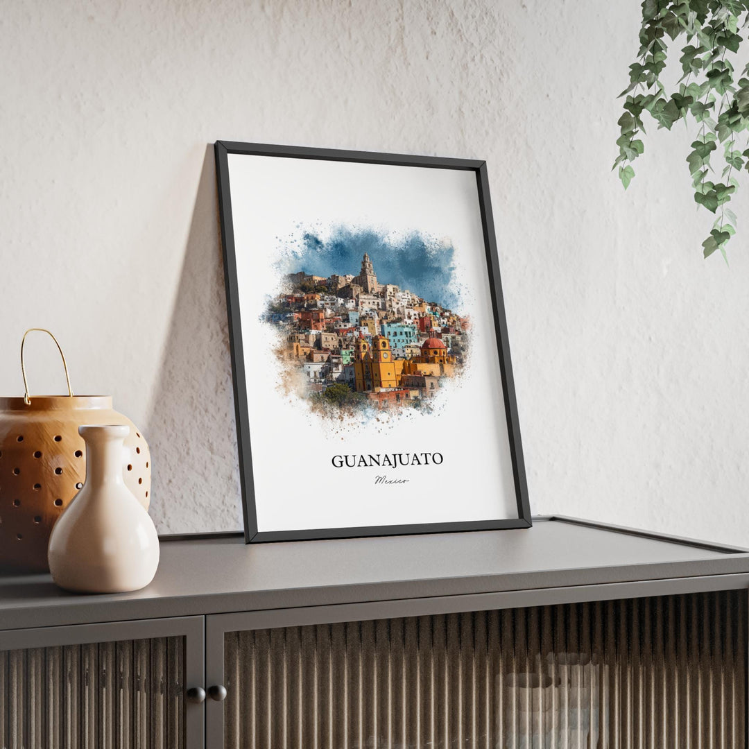 Guanajuato, Mexico – Watercolor Art Print