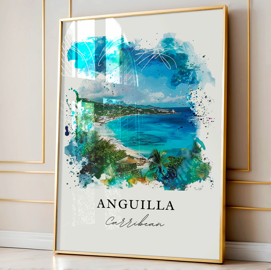 Anguilla Wall Art - The Caribbean Print