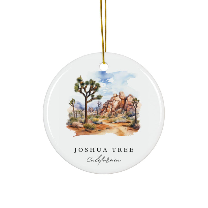 Joshua Tree CA Ornament: Unique Joshua Tree Souvenir, Joshua Tree Xmas Decor, and Authentic Joshua Tree Gift