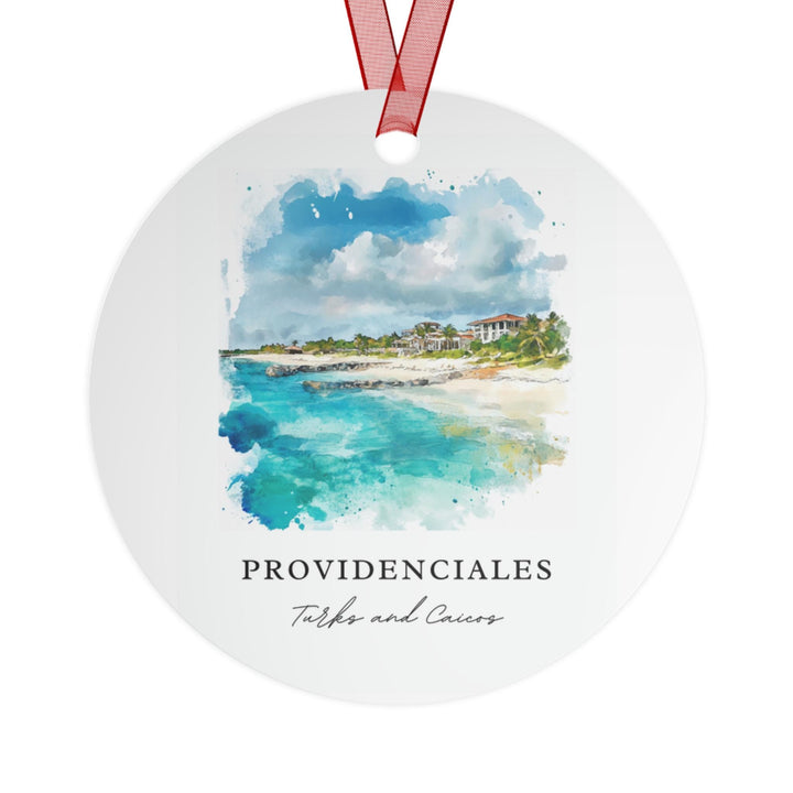 Providenciales Ornament: Unique Souvenir, Turks and Caicos Xmas Decor, and Authentic Turks and Ciacos Gift