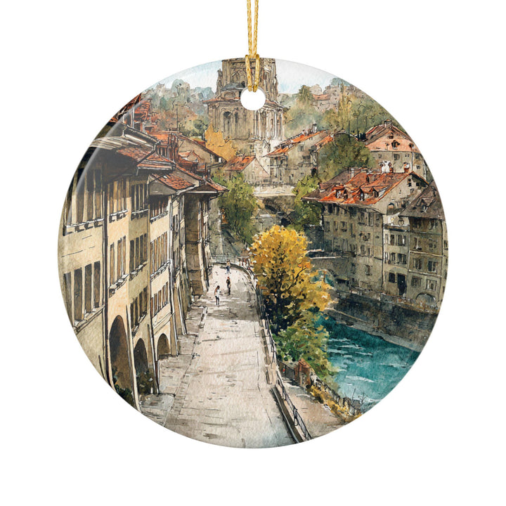 Bern Switzerland Ornament: Unique Bern Souvenir, Bern Xmas Decor, and Authentic Bern Switzerland Gift
