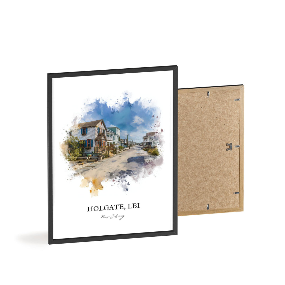 Holgate, New Jersey – Watercolor Art Print