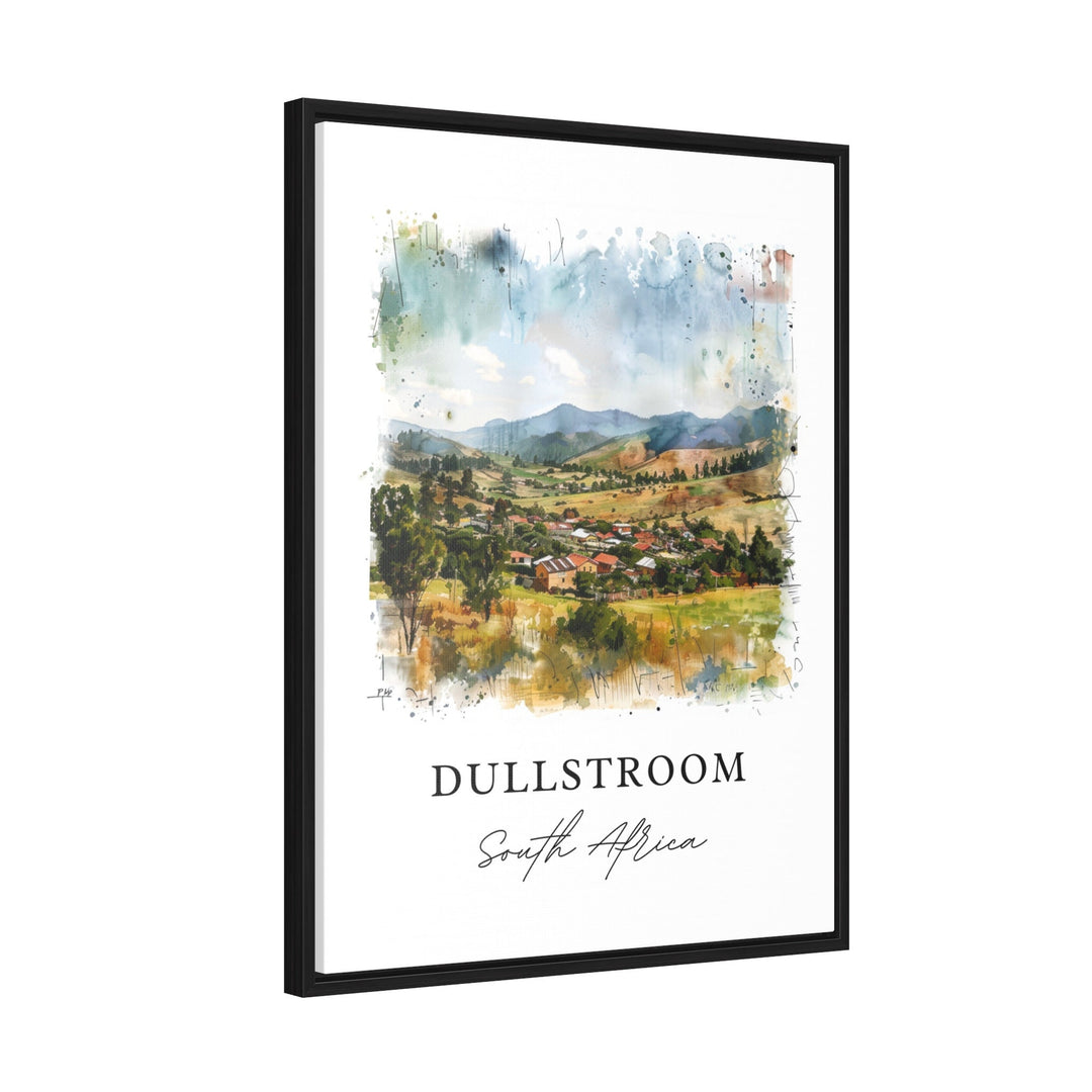 Dullstroom South Africa Art, Dullstroom Print, Emnothweni Watercolor Art, Mpumalanga Gift,