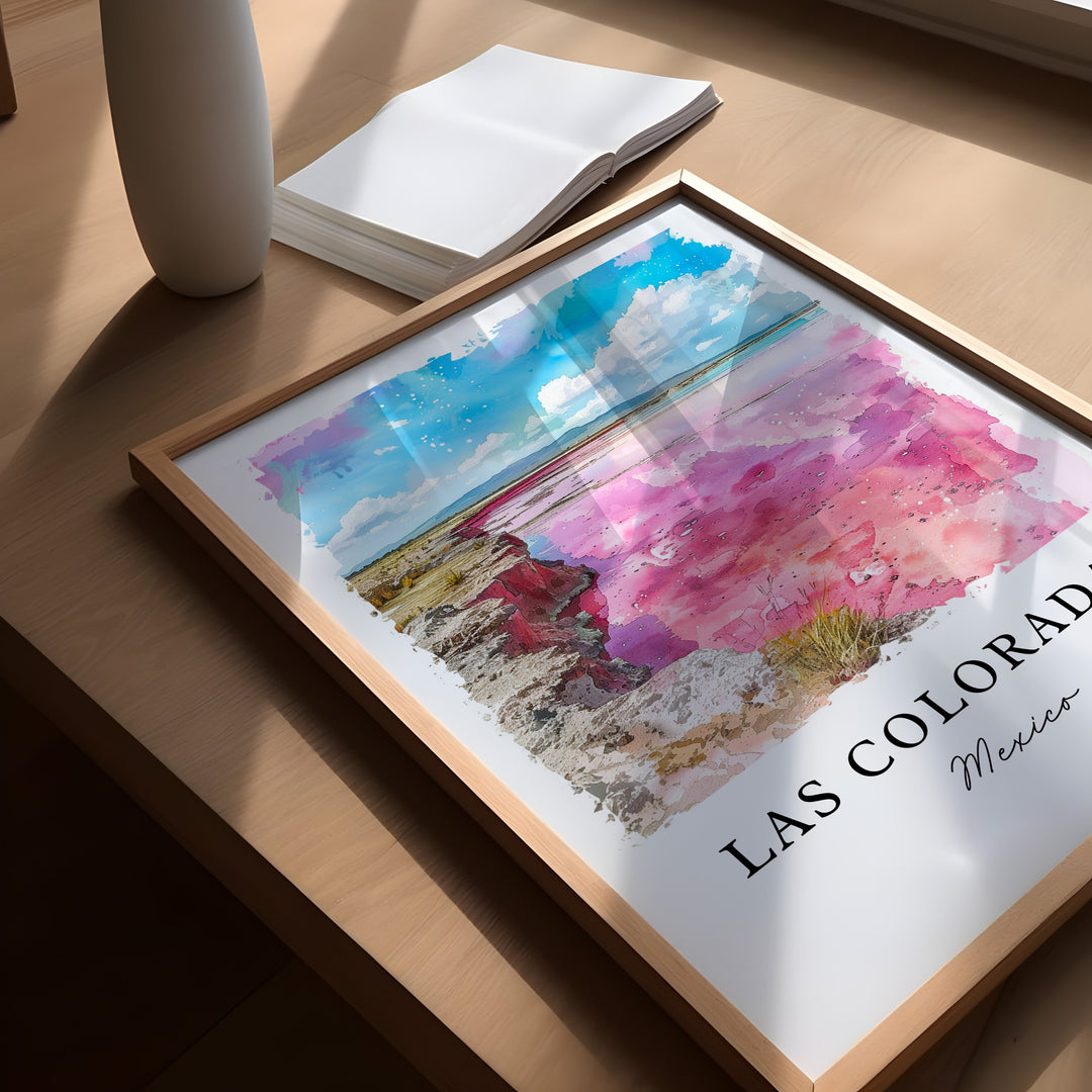 Las Coloradas, Mexico – Watercolor Art Print