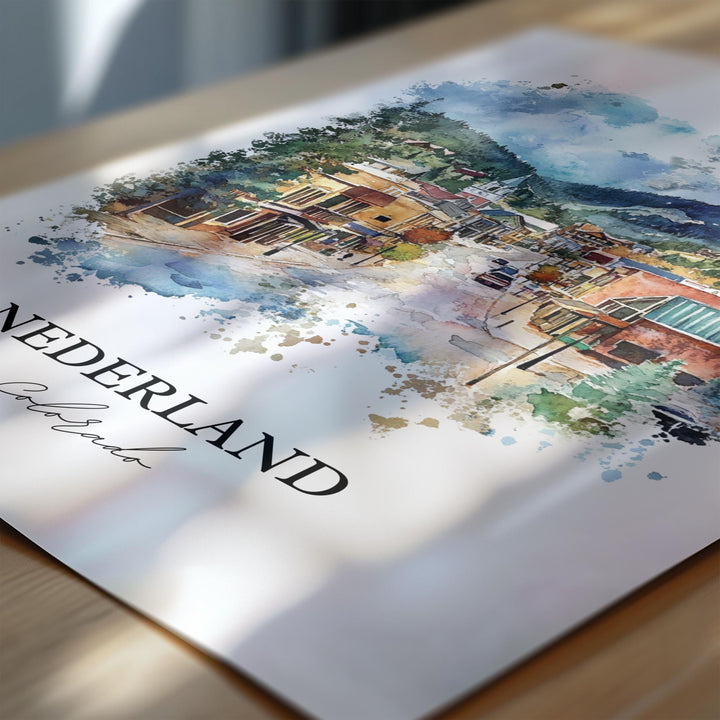 Nederland CO Wall Art, Boulder County Print, Barker Meadow Artwork, Nederland Gift, Travel Print, Travel Poster, Housewarming Gift