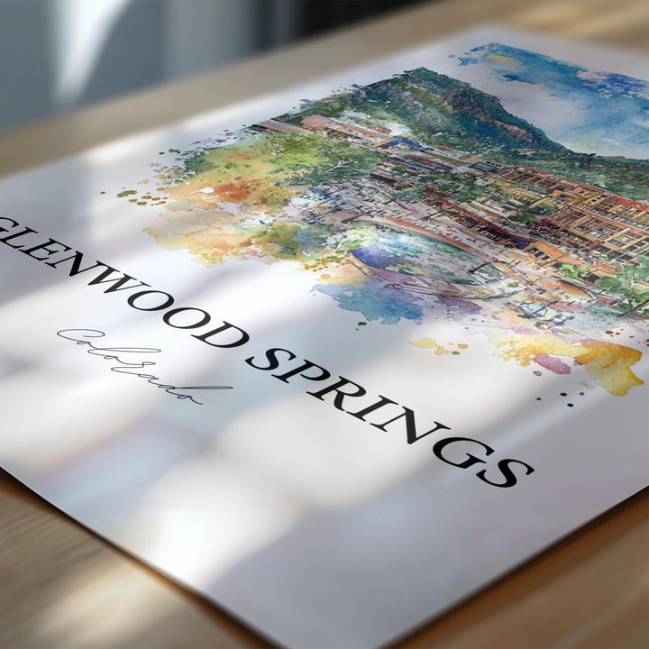 Glenwood Springs Art, White River National Forest Print, Colorado Art, Glenwood Springs Gift, Travel Print, Travel Poster, Housewarming Gift