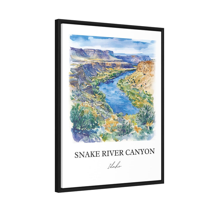 Snake River Idaho Art, Columbia River Idaho Print, Idaho Artwork, Snake River Canyon Gift, Travel Print, Travel Poster, Housewarming Gift
