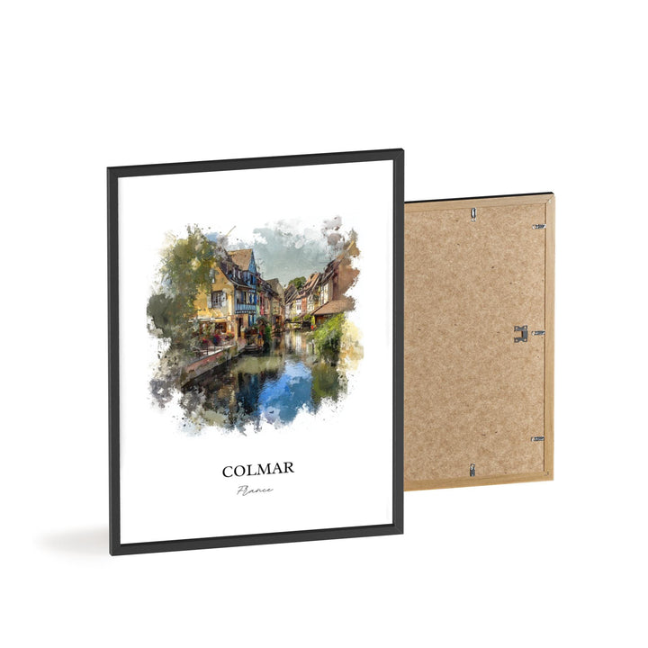 Colmar, France – Watercolor Art Print