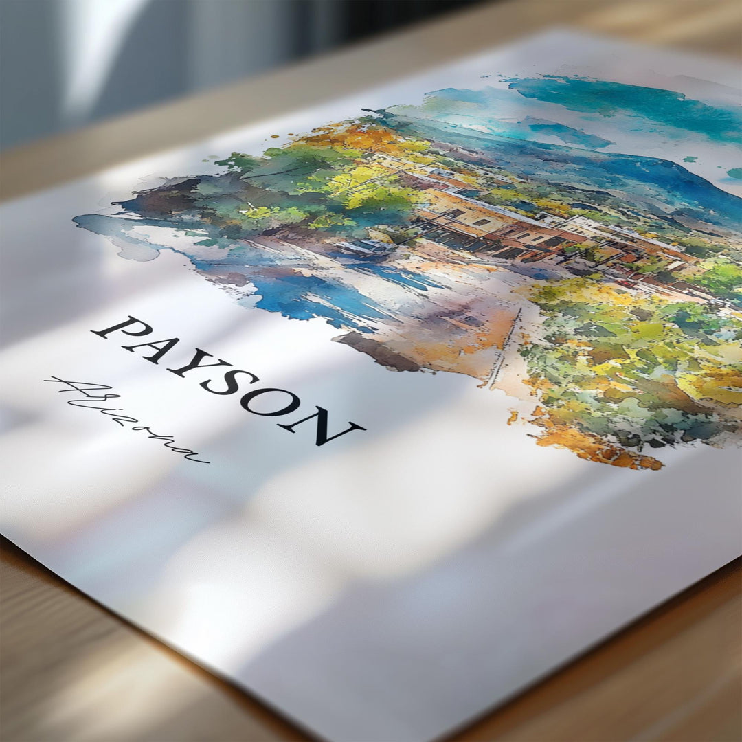 Payson AZ Wall Art - Arizona Print