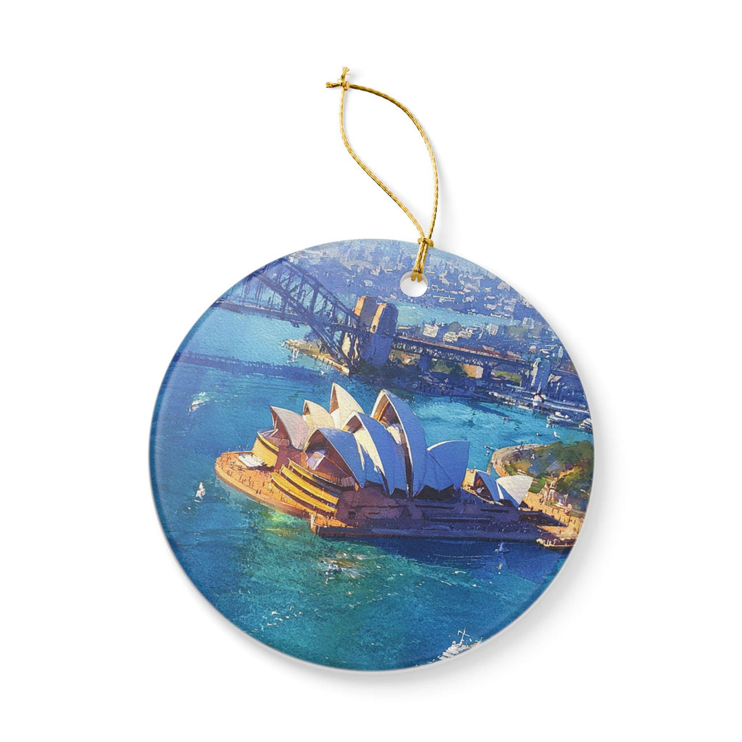 Sydney Ornament: Unique Sydney Souvenir, Sydney Xmas Decor, and Authentic Sydney Australia Gift