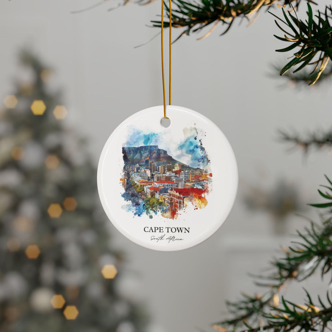 Cape Town SA Ornament: Unique Cape Town Souvenir, Cape Town Xmas Decor, and Authentic South Africa Gift
