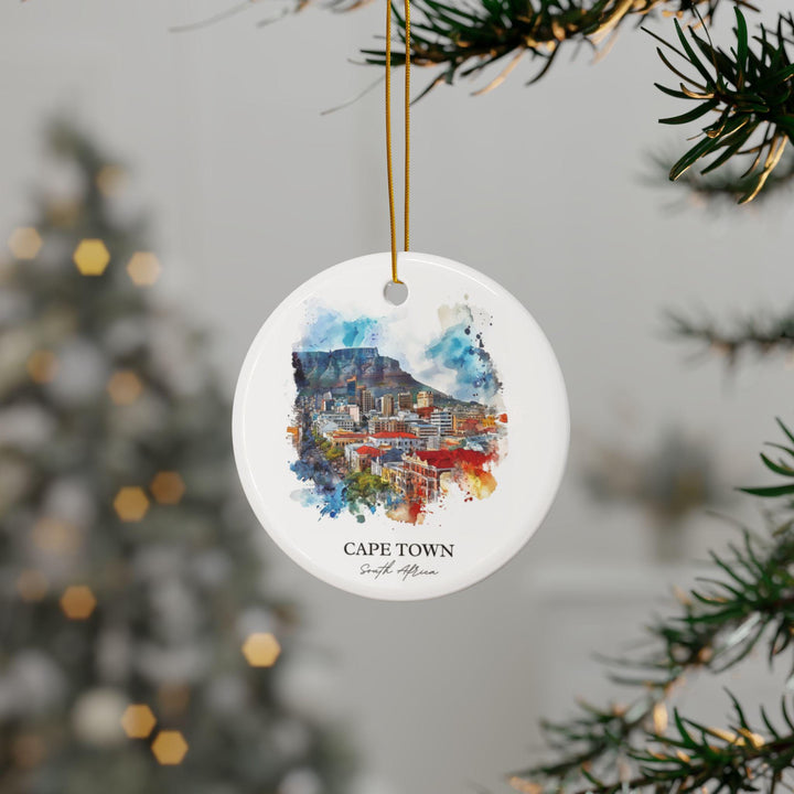 Cape Town SA Ornament: Unique Cape Town Souvenir, Cape Town Xmas Decor, and Authentic South Africa Gift