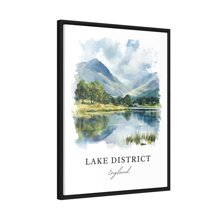 Lake District Wall Art, Lake District England Print, Cumbria Watercolor Art, England Gift, Travel Print, Travel Poster, Housewarming Gift