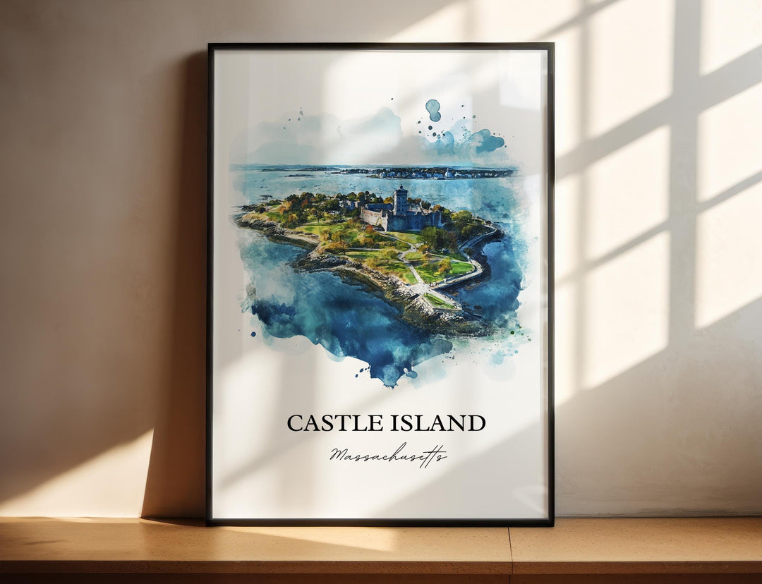 Castle Island Boston Wall Art - Massachusetts Print
