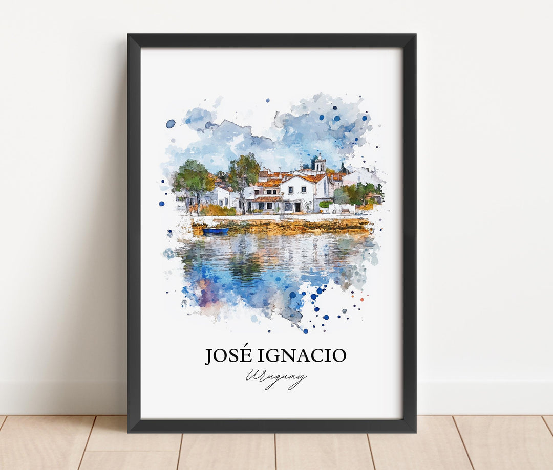 José Ignacio Wall Art, Paraguay Print, Paraguay Watercolor Art, José Ignacio Gift, Travel Print, Travel Poster, Housewarming Gift