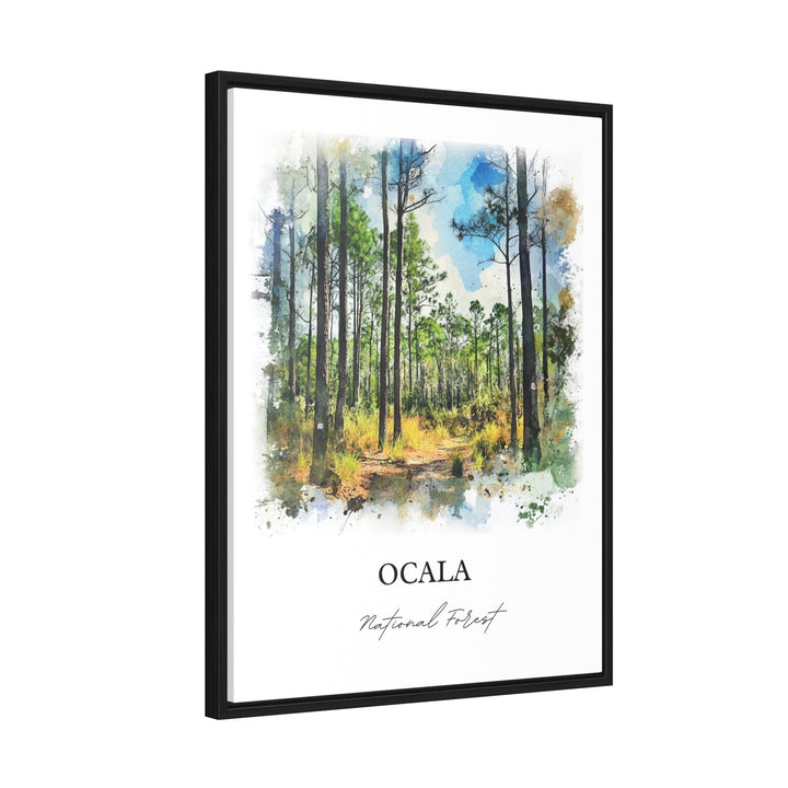 Ocala National Forest, USA – Watercolor Art Print