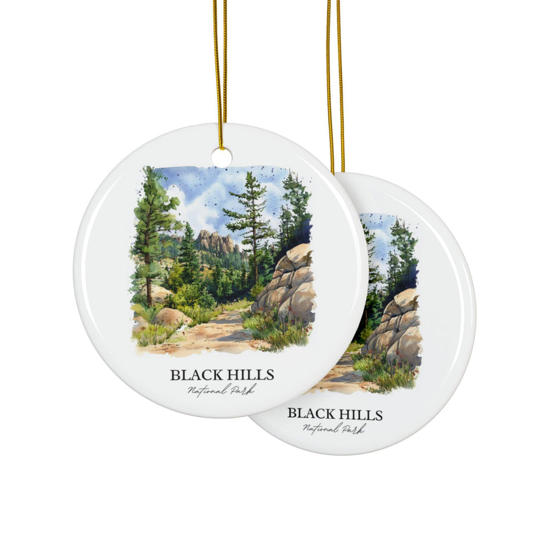 Black Hills Ornament: Unique South Dakota Souvenir, Black Hills Xmas Decor, and Authentic Black Hills National Park Gift