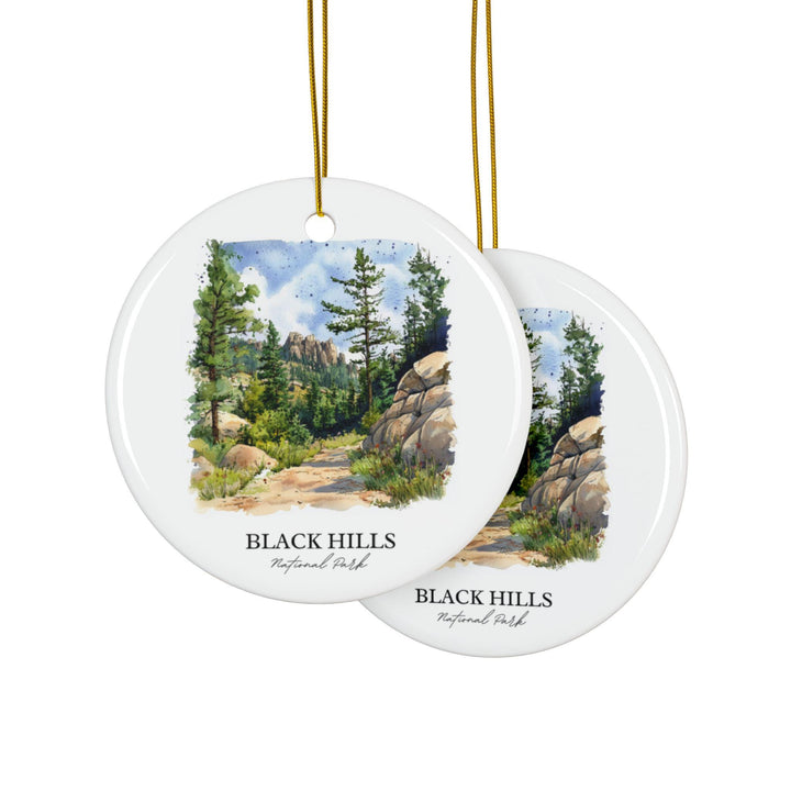 Black Hills Ornament: Unique South Dakota Souvenir, Black Hills Xmas Decor, and Authentic Black Hills National Park Gift