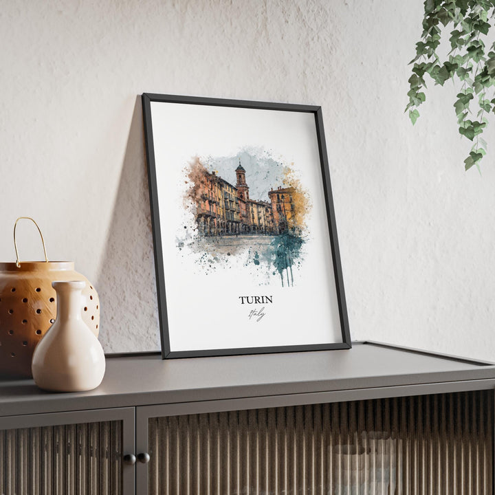 Turin, Italy – Watercolor Art Print