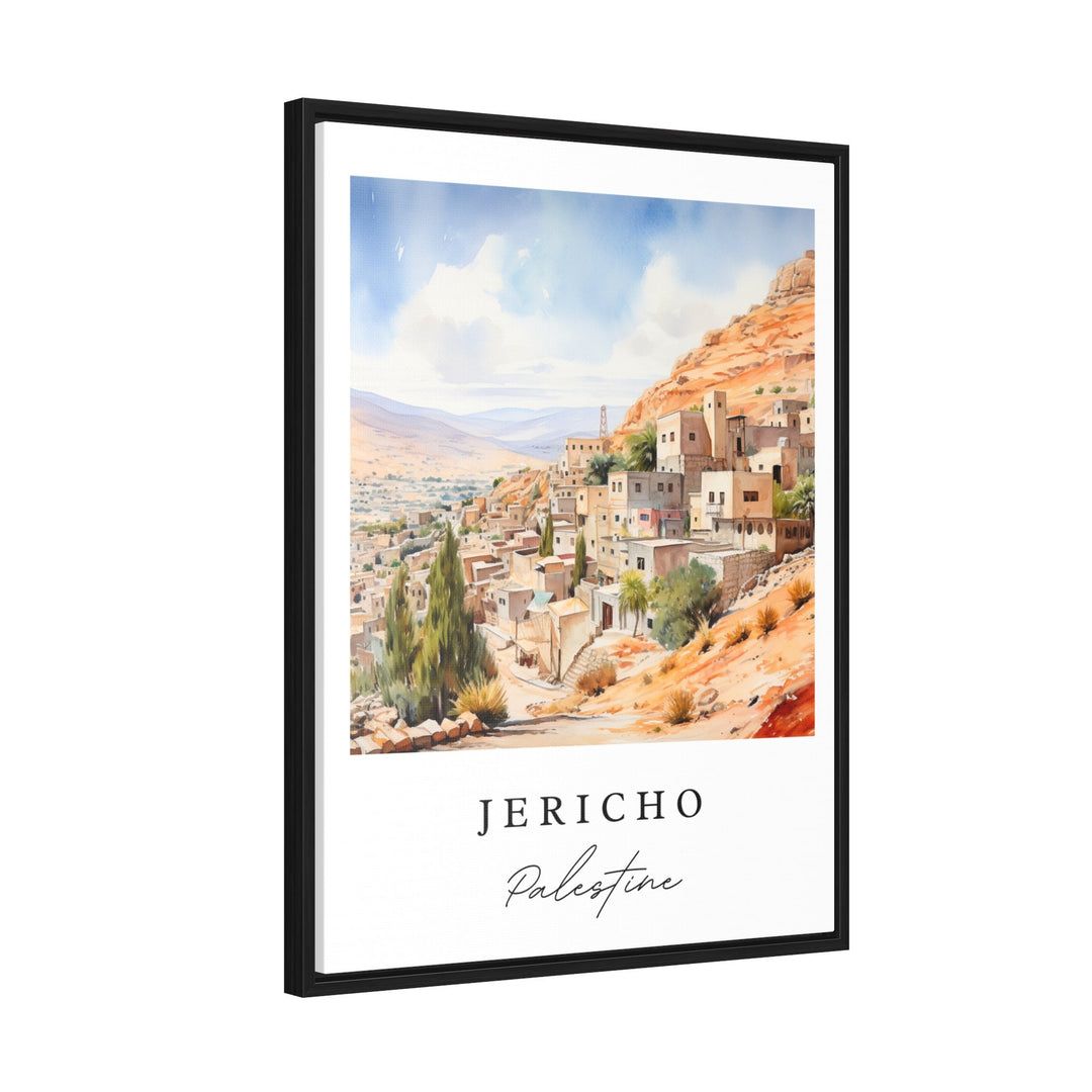 Jericho Palestine wall art - Palestine, Jericho poster print, Wedding gift, Birthday present, Custom Text, Perfect Gift