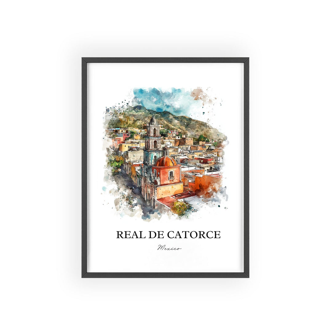 Real de Catorce, Mexico – Watercolor Art Print