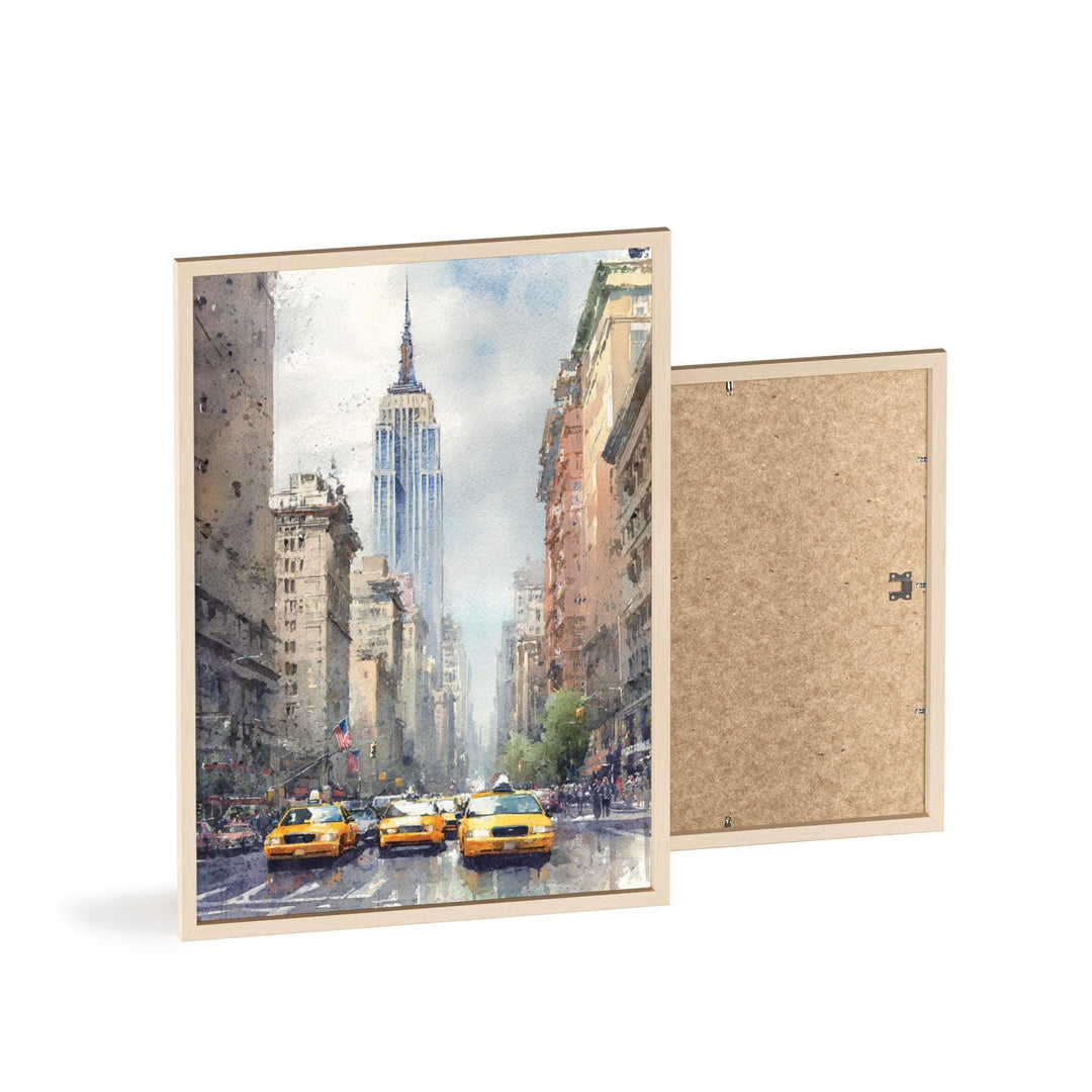 New York City, NY – Watercolor Art Print