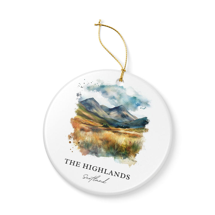 Scottish Highlands Ornament: Unique Scotland Souvenir, Scotland Xmas Decor, and Authentic Scottish Highlands Gift