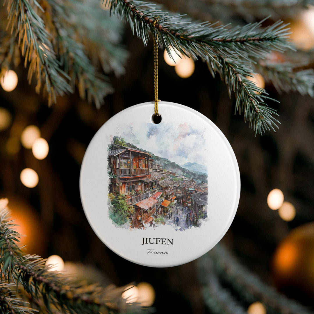Jiufen Taiwan Ornament: Unique Jiufen Souvenir, Jiufen Xmas Decor, and Authentic Jiufen Taiwan Gift