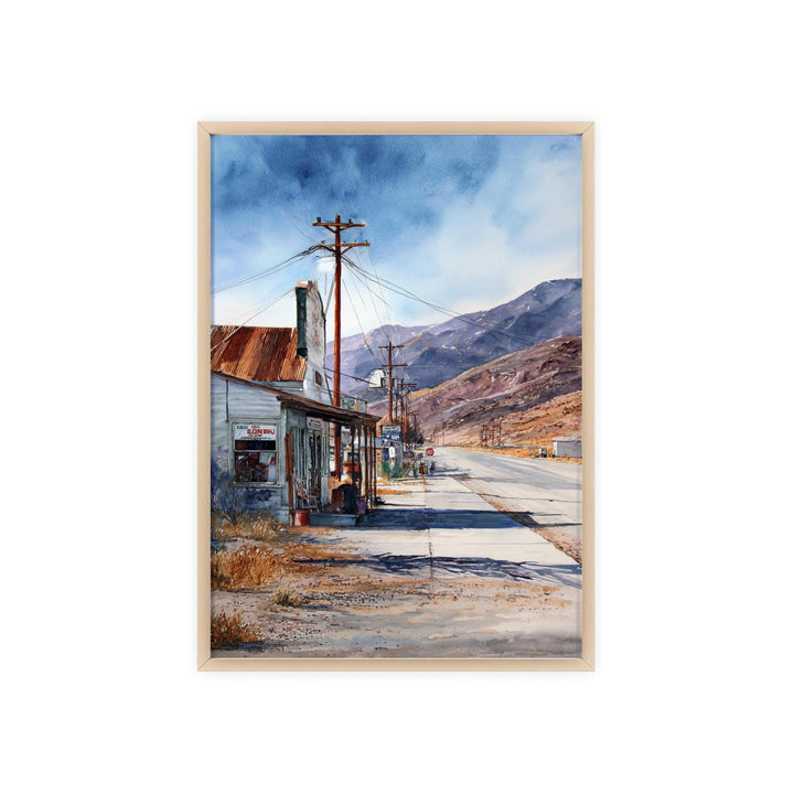 Death Valley, California, USA – Watercolor Art Print