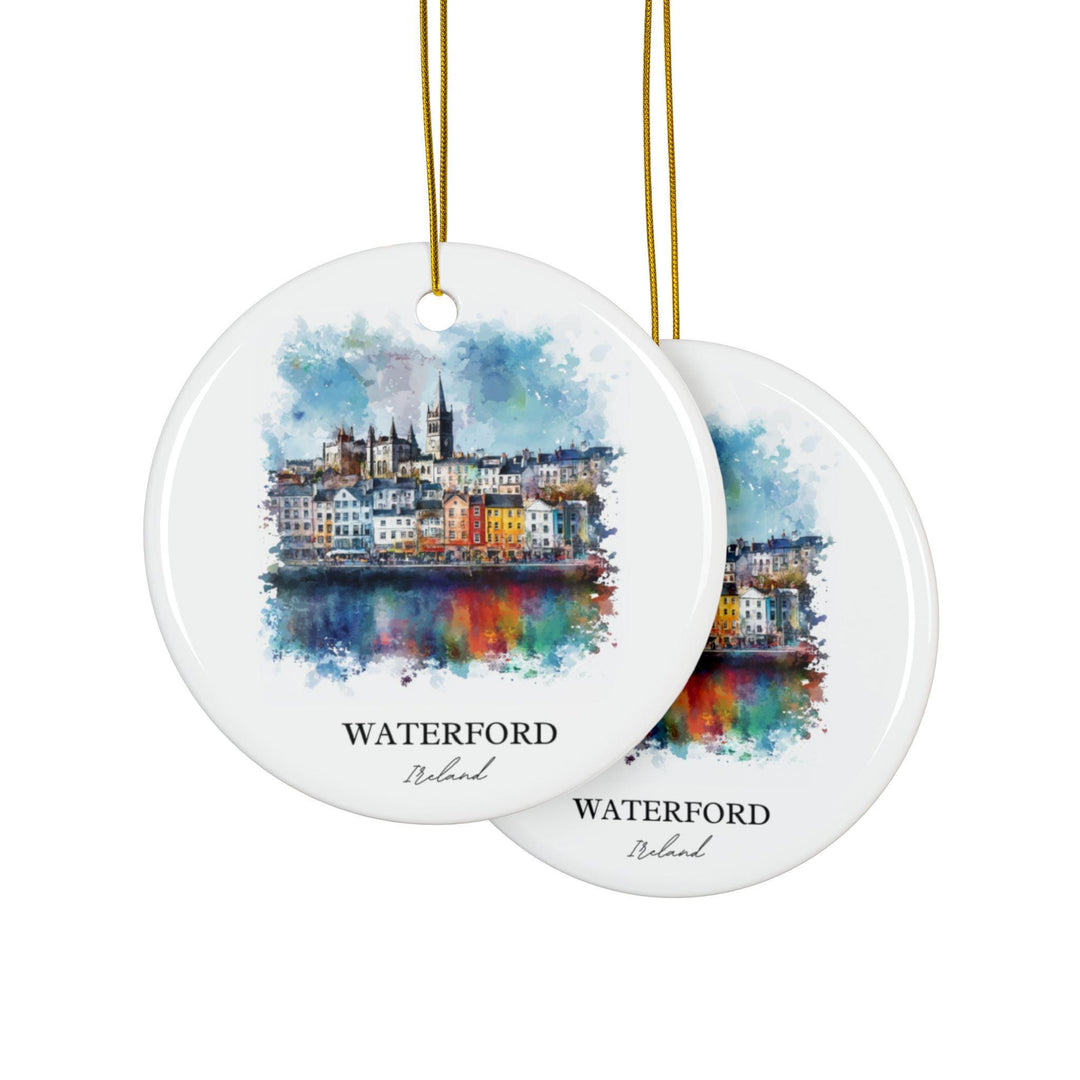 Waterford Ireland Ornament: Unique Waterford Souvenir, Waterford Xmas Decor, and Authentic Ireland Gift